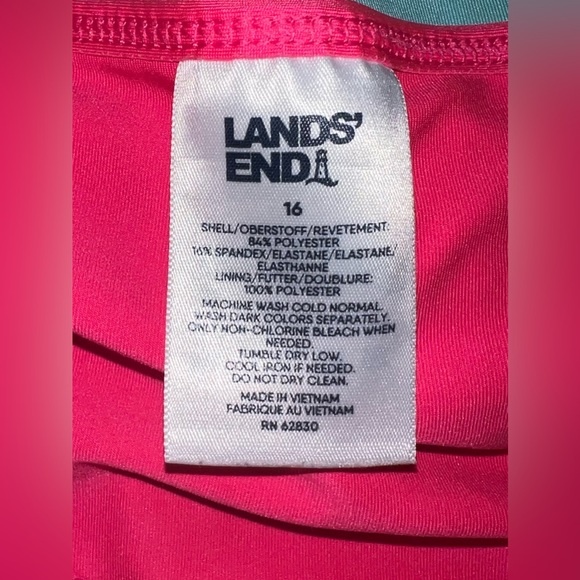 Girl’s Sz 16 Lands End Swim Bundle - Picture 2 of 2